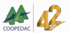 LOGO 42 ANOS COOPEDAC